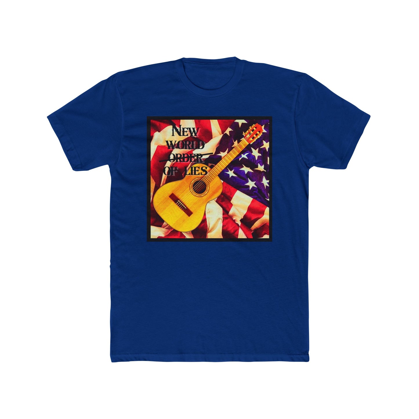 New World of Lies Tee - Unisex Cotton Crew Shirt, Music Lover Gift, Personalized T-Shirt, Festival Outfit, Casual Wear
