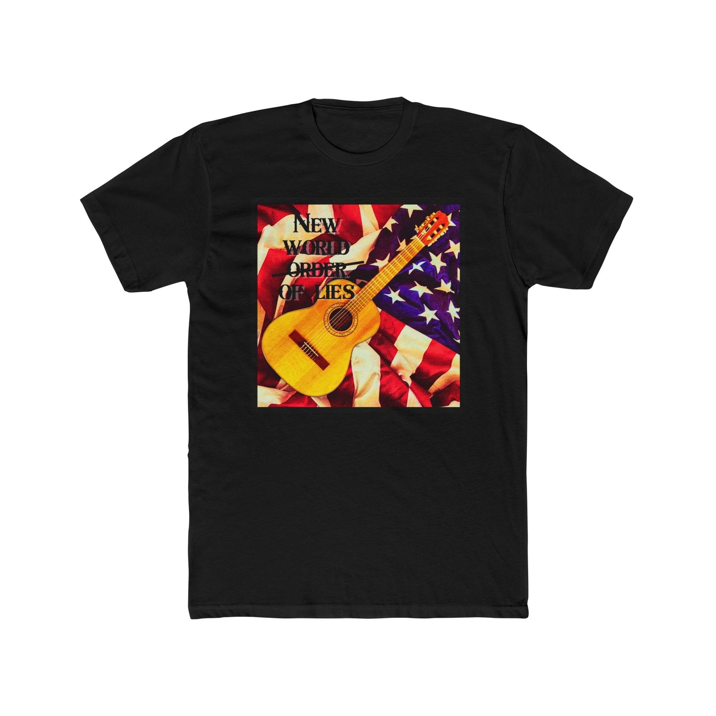 New World of Lies Tee - Unisex Cotton Crew Shirt, Music Lover Gift, Personalized T-Shirt, Festival Outfit, Casual Wear