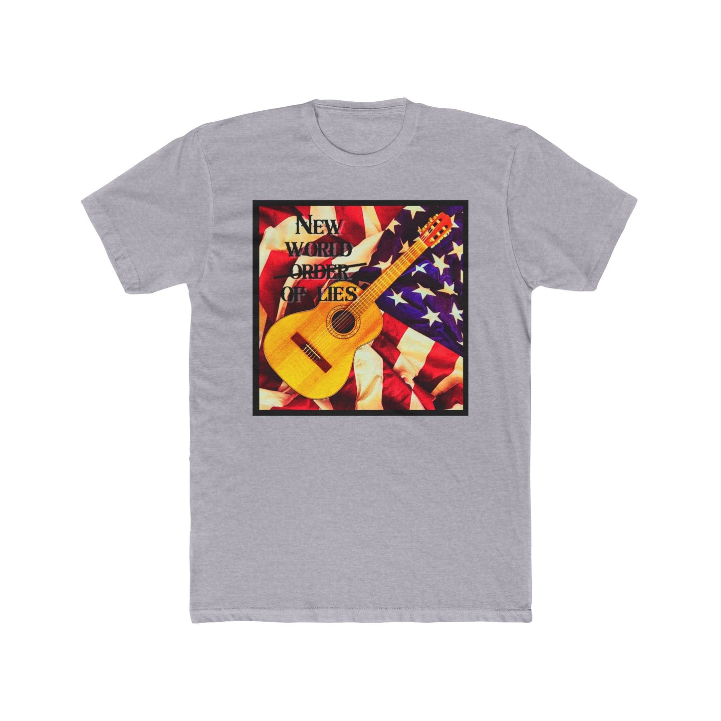 New World of Lies Tee - Unisex Cotton Crew Shirt, Music Lover Gift, Personalized T-Shirt, Festival Outfit, Casual Wear