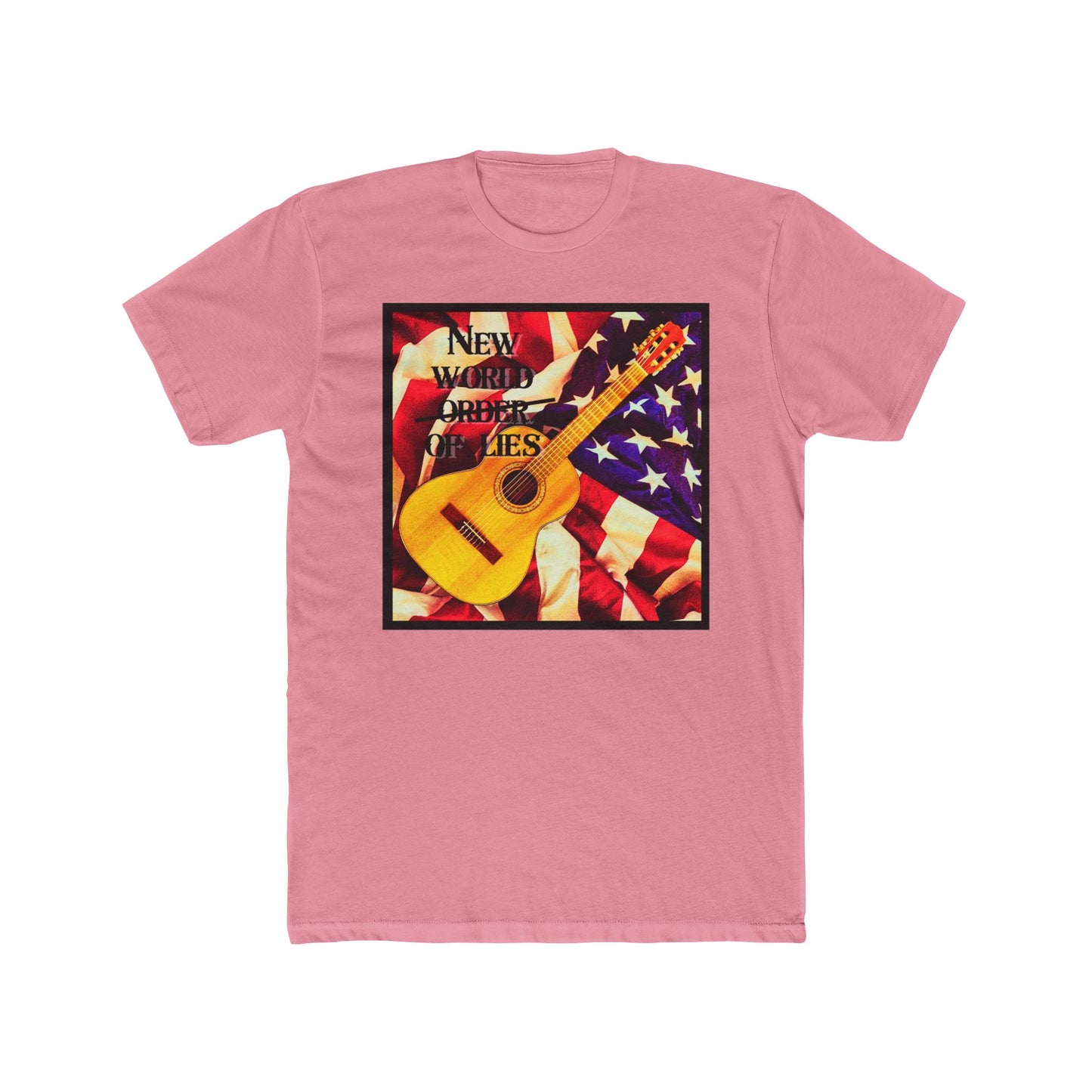 New World of Lies Tee - Unisex Cotton Crew Shirt, Music Lover Gift, Personalized T-Shirt, Festival Outfit, Casual Wear