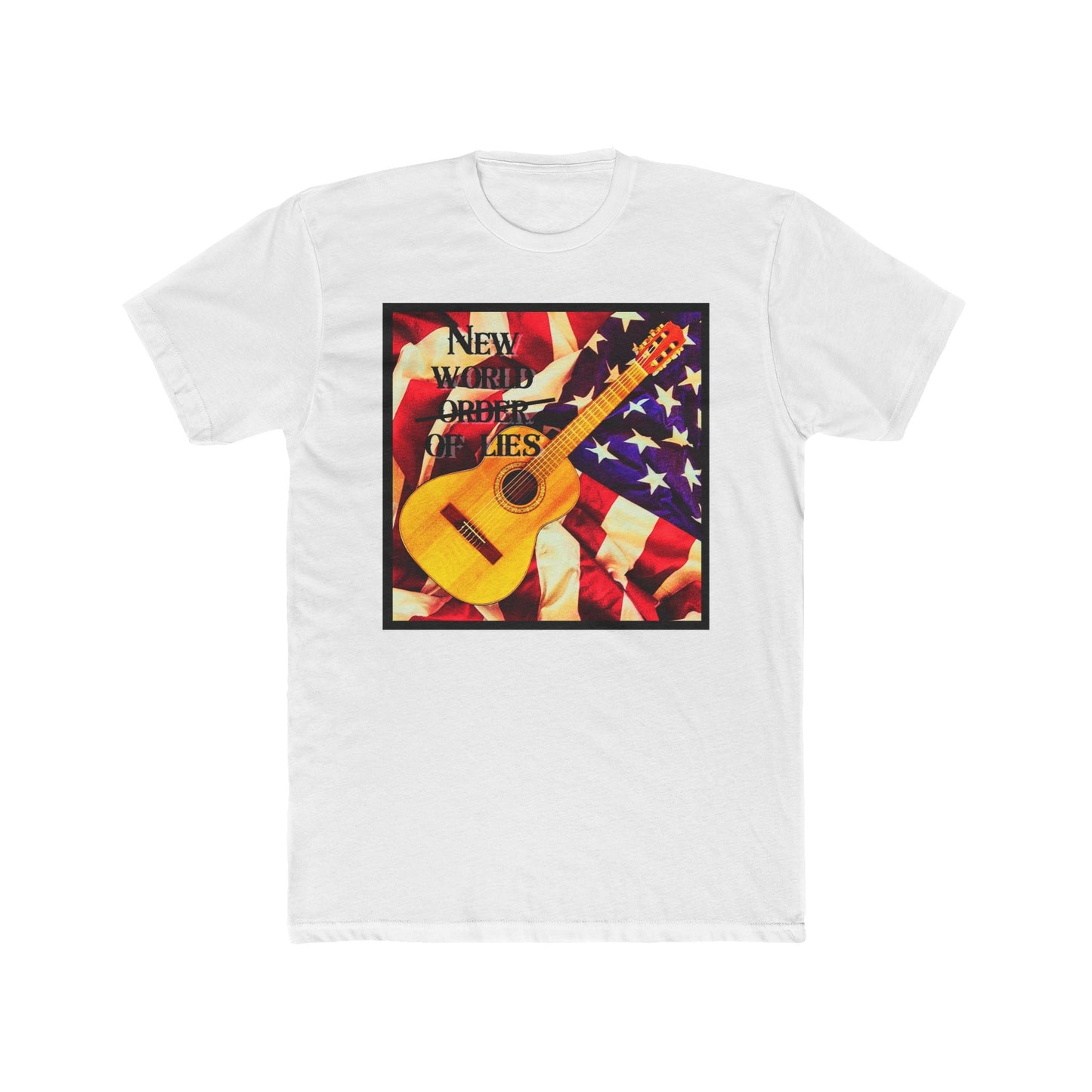 New World of Lies Tee - Unisex Cotton Crew Shirt, Music Lover Gift, Personalized T-Shirt, Festival Outfit, Casual Wear